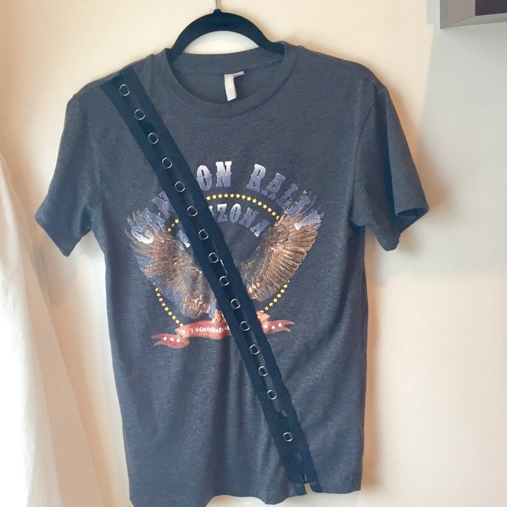 Asos rocker T with grommets size XS - Picture 2 of 6